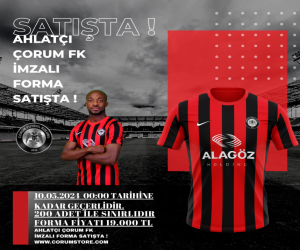 Ahlatçı Çorum FK İmzalı Forma